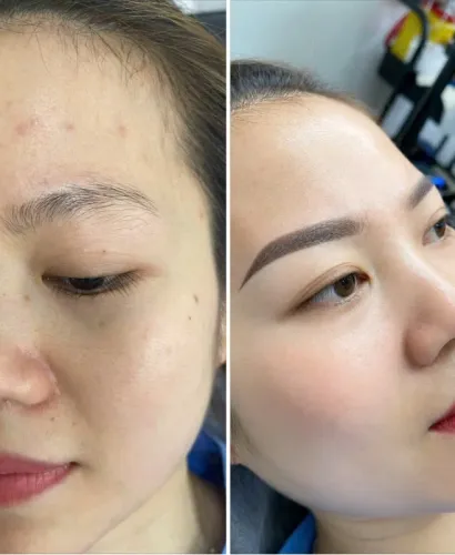 Phun Mày OMBRE Tự Nhiên